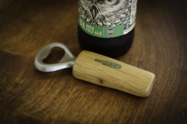 White Oak Bottle Opener